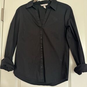 H&M Elegant Black Shirt